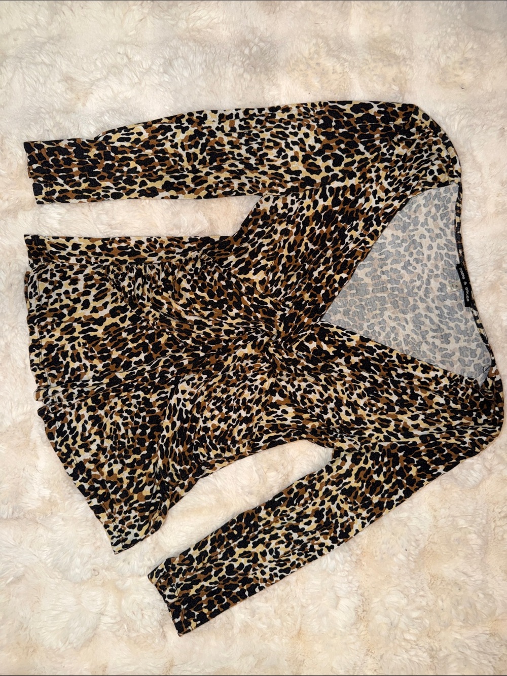 Cable & Gauge baby doll Leopard Print  - Brown/Black